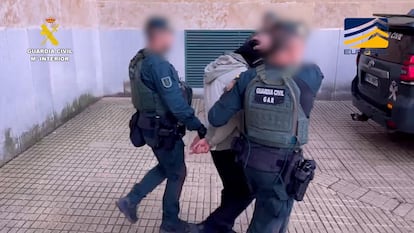 Uno de los tres presuntos yihadistas detenidos por la Guardia Civil en la Operación Pozo Amarillo.
