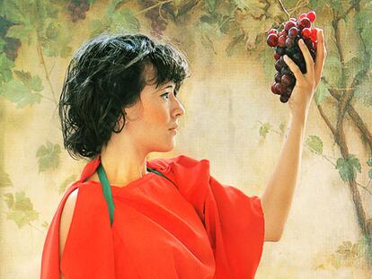 Homenaje a las uvas en la obra <i>Otoño</i>, de W. Goodward.