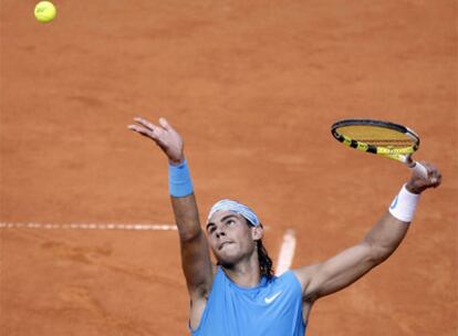Nadal, durante el encuentro