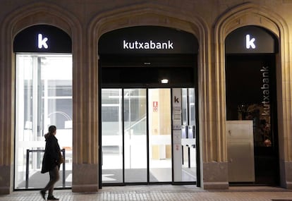 Oficina de Kutxabank en San Sebastián