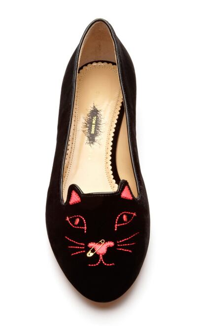 Slipper de Charlotte Olympia para Tom Binns (645 euros)