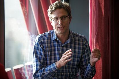 Jonah Peretti, diretor-executivo, do Buzzfeed, em L'Hospitalet de Llobregat.