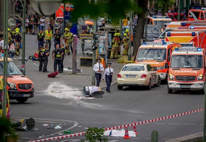 El atropello ha tenido lugar en  el distrito de Charlottenburg, uno de los más concurridos de la capital alemana. 