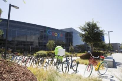 El Googleplex, la sede central de la empresa en California.
