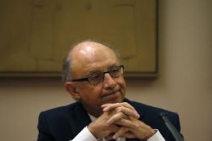 El ministro de Hacienda, Cristobal Montoro