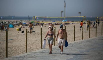 El passeig marítim del Bogatell, a Barcelona.