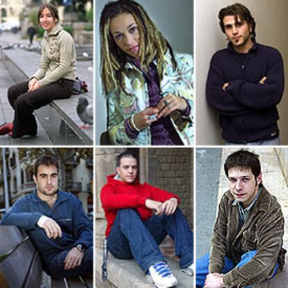 De izquierda a derecha y de arriba abajo, Mariana Boadella, Beth Rodergas, Joan Tous, Ramón Rodríguez, Francisco Arza y Josep Pedrals.
MARCEL.LÍ SÀENZ / JORDI ROVIRALTA