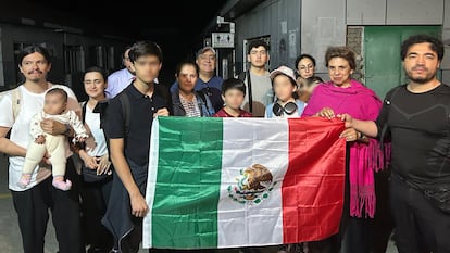 Mexicanos evacuados en Irán por la Secretaría de Exteriores, el martes 17 de junio de 2025.