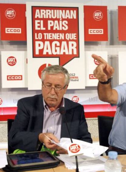 El secretario general de CCOO, Ignacio Fernández Toxo, en una imagen de archivo.