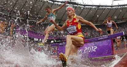 Marta Domínguez, durante su serie
