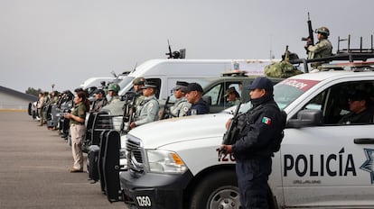 Operativo desplegado en Amozoc, el 6 de septiembre.