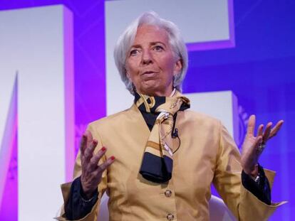 La directora gerente del Fondo Monetario Internacional (FMI), Christine Lagarde.