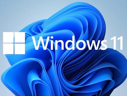 Logo Windows 11 con fondo azul