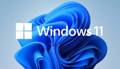 Logo Windows 11 con fondo azul