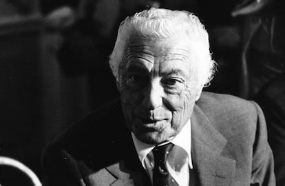 El empresario italiano Gianni Agnelli en una imagen de 1990.