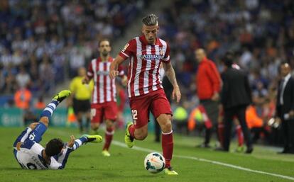 Alderweireld, durante el partido ante el Espanyol.