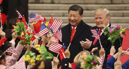 Donald Trump y Xi Jinping, el pasado mes de noviembre en Pek&iacute;n.