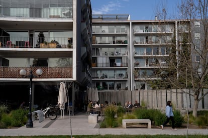 Edificio de apartamentos en el barrio de Providencia de Santiago, Chile, en septiembre de 2024.