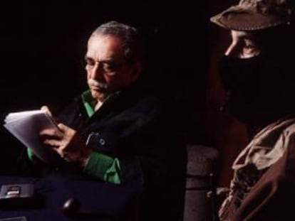 Gabriel García Márquez entrevista al subcomandante Marcos en 2001.