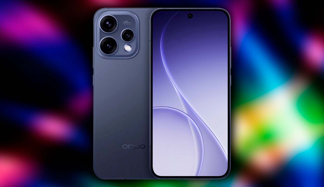 Nuevo teléfono OPPO Reno 15c con imagen de fondo