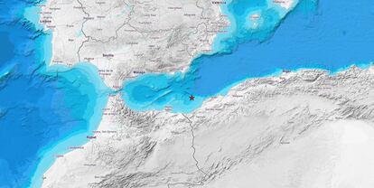 Epicentro del terremoto.