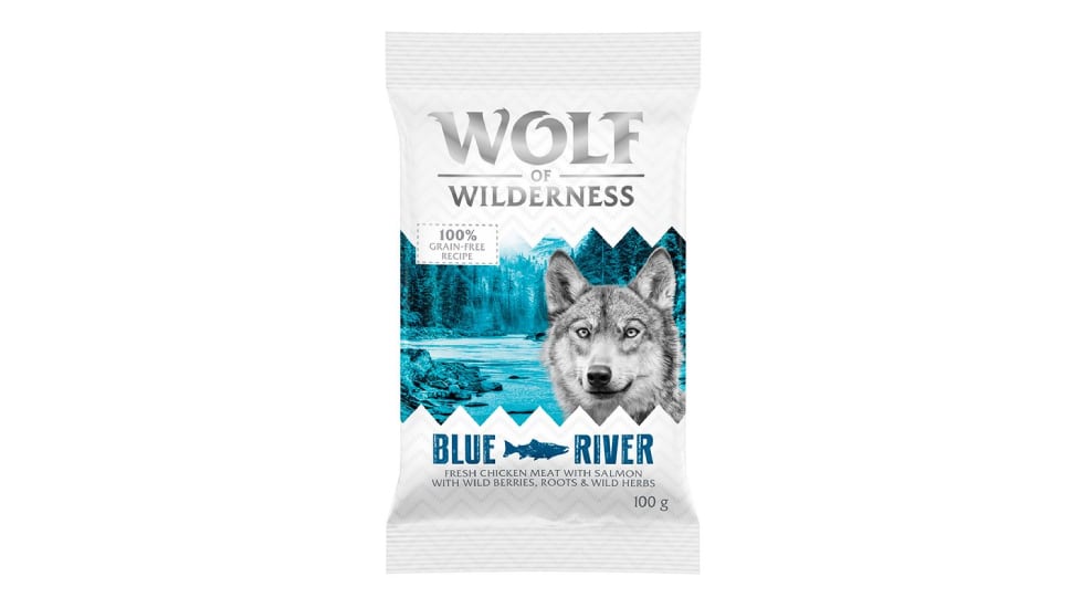 Pienso sin cereales para perros Blue River.