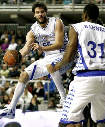 Ivanov durante un encuentro ante el Real Madrid