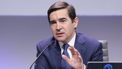 Carlos Torres, presidente del BBVA, en una imagen de principios de 2020.