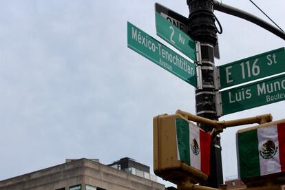 Calle México-Tenochtitlan en Nueva York