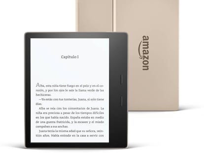 Nuevo Kindle Oasis en color dorado Champagne Gold