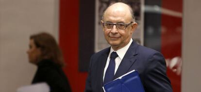 El Ministro de HAcienda y Administraciones Publicas, Cristobal Montoro.