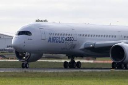 En la imagen, un Airbus A350 XWB. EFE/Archivo