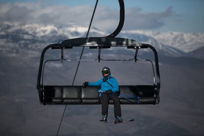 Un esquiador en la Masella, en una imagen de archivo.