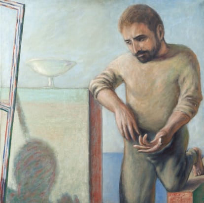 'Juan en Patmos' (1973), de Guillermo Pérez Villalta. Colección Pablo Sycet