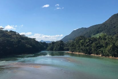 Río Tzendales ubicado en el municipio de Ocosingo, Chiapas.