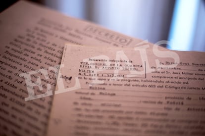 Documentos del sumario secreto del 23-F.