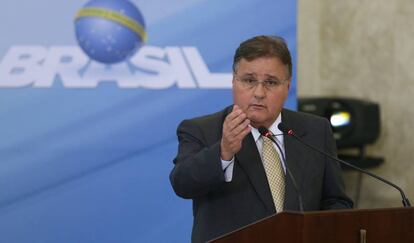 O ex-ministro Geddel Vieira Lima em evento do Governo.