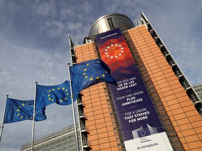 Imagen de archivo de la sede de la Comisión Europea, en Bruselas.