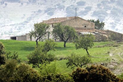 El cortijo donde fue hallado el cadáver de María García en Vélez Rubio (Almería).