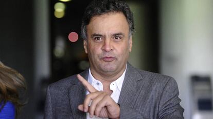 O senador Aécio Neves, que deve ser beneficiado pela decisão do STF.