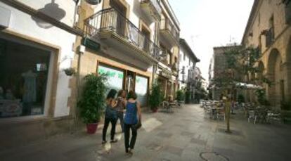 Calles del atractivo casco histórico de Xàbia.
