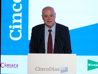 José Manuel Campa Presidente de la EBA, en su intervención en el 45º Aniversario de Cinco Días