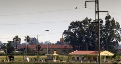 Vista de la base a&eacute;rea de Mor&oacute;n de la Frontera. 