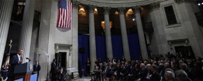 Barack Obama en Wall Street.