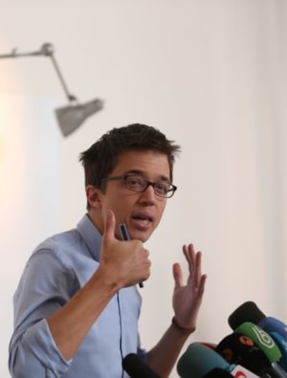 &Iacute;&ntilde;igo Errej&oacute;n, responsable de la secretar&iacute;a de Pol&iacute;tica de Podemos. 