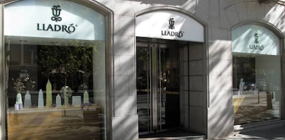 Tienda de Lladró en Madrid.