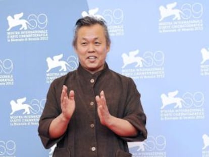 El director surcoreano Kim Ki-duk, antes de la proyección de 'Piedad'.