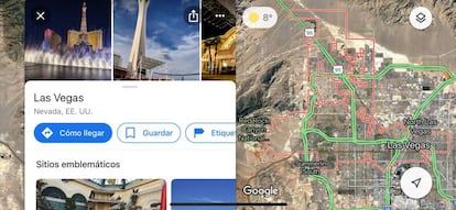 Fronteras y límites en Google Maps.