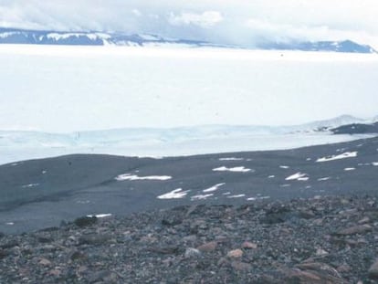 Halladas en la Antártida rocas que, a veces, contienen diamantes