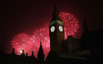 Focs artificials a Londres